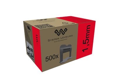 Tile Leveling Clips 1.5mm – Plastic Spacers for Professional Tile Installation