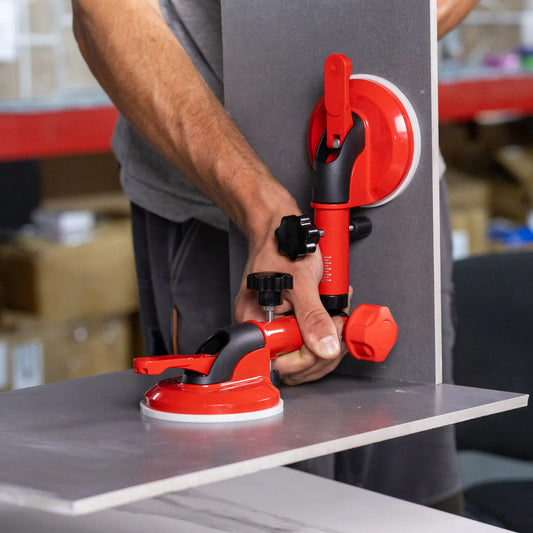 E1003 Winkel-Saugnapf mit 100 kg vertikaler Haltekraft und robustem Aluminiumgehäuse