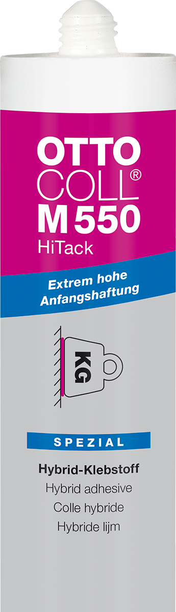 OTTOCOLL M550 HiTack 310ml Crni – Snažan hibridni lepak visokog prijanjanja