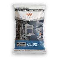 Tile Leveling Clips 0.5mm – Plastic Spacers for Professional Tile Installation