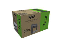 Tile Leveling Clips 1mm – Plastic Spacers for Professional Tile Installation