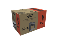 Tile Leveling Clips 2mm – Plastic Spacers for Professional Tile Installation