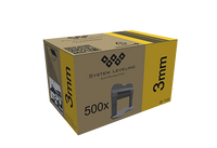 Fliesen-Nivellierklammern 3 mm – Kunststoff-Abstandshalter für die professionelle Fliesenverlegung