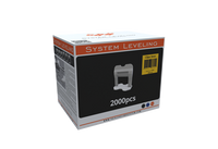 Fliesen-Nivellierklammern 3 mm – Kunststoff-Abstandshalter für die professionelle Fliesenverlegung