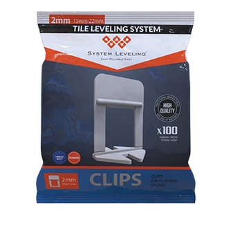 compare product Tile Leveling XL Clips 2mm – For Tiles 15–22 mm
