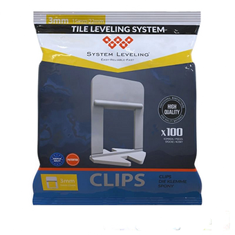 compare product Tile Leveling XL Clips 3mm – For Tiles 15–22 mm