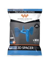 Entretoises de carrelage 3D – Clips croisés pour des angles de carrelage parfaits (1,5 mm et 3 mm)