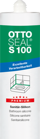OTTOSEAL S100 Premium sanitarni silikon 300ml - Svetlosiva