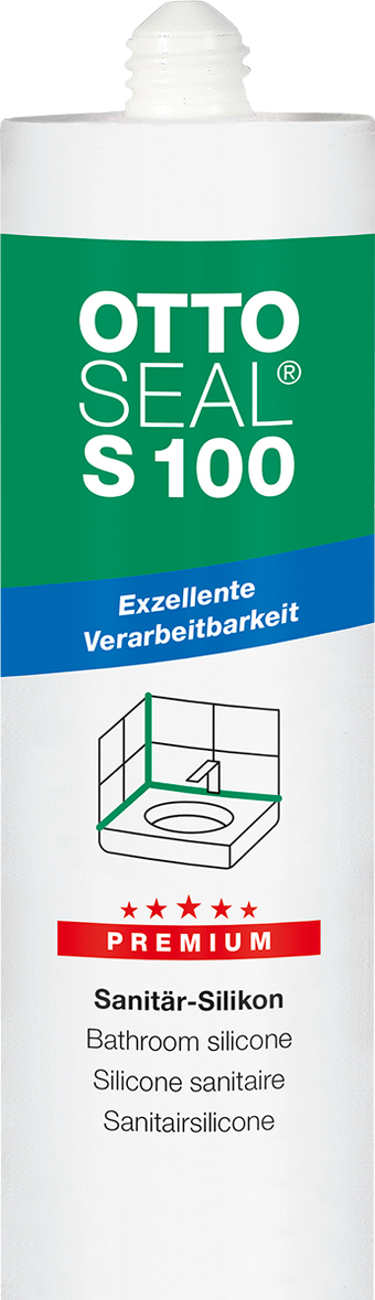 compare product OTTOSEAL S100 Premium Sanitarni Silikon 300ml - Silver Effect