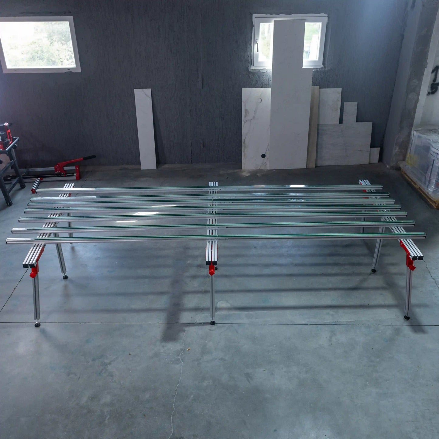 E2009 Profesionalni podesivi radni sto za velike ploče (500kg)