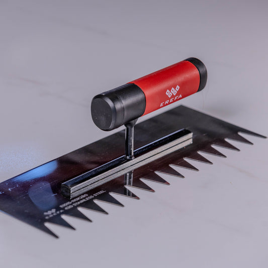 E1015 Edelstahl-Kelle mit 110x280MM Platte für präzises Fliesenlegen