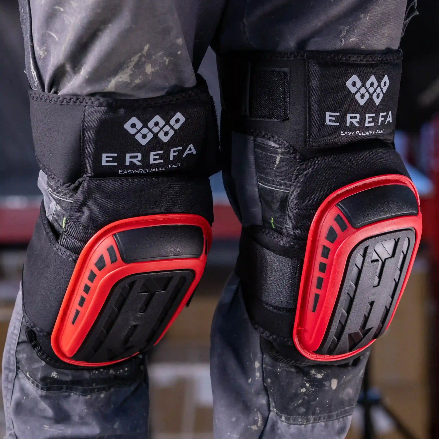 E1063 Professioneller Knieschoner mit strapazierfähiger Neopren- und EVA-Schaumstoffpolsterung für hohen Tragekomfort