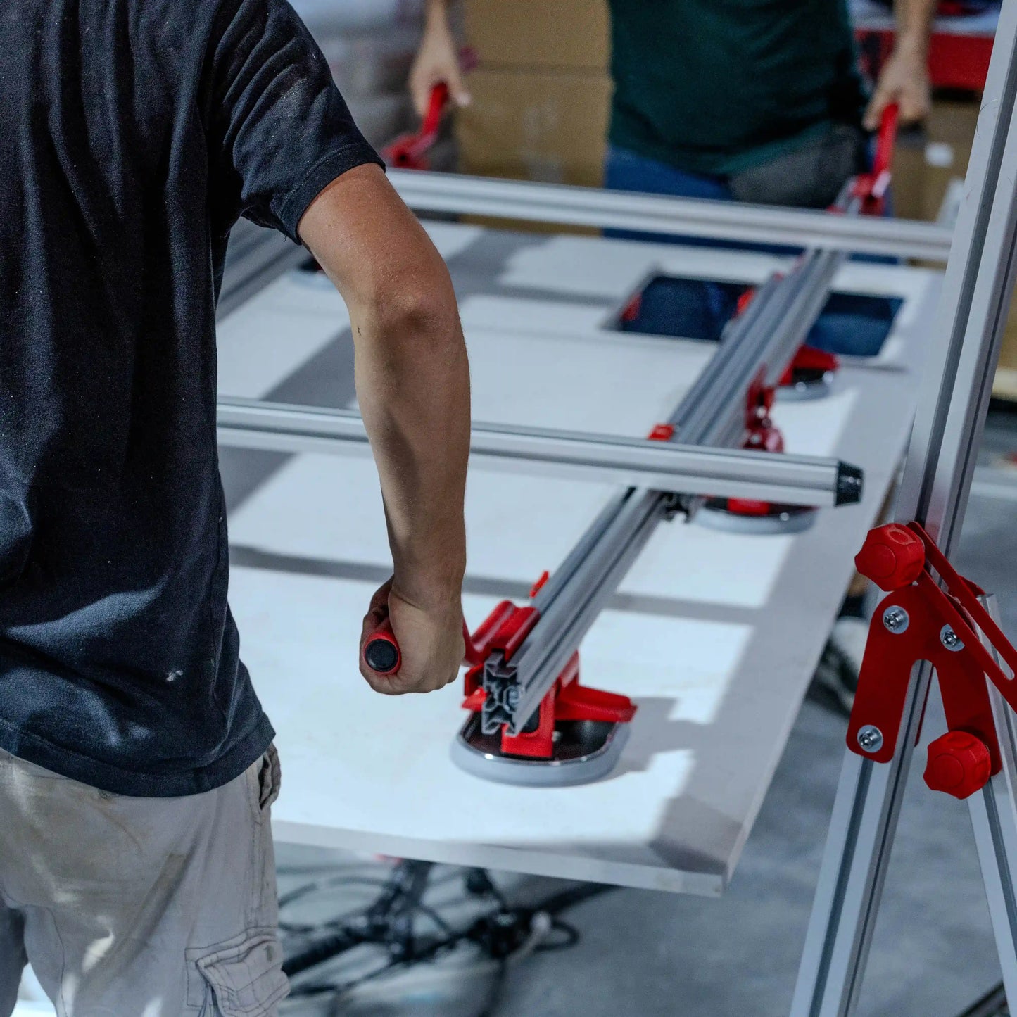 E4001 Profesionalni vakuumski podizač ploča sa LCD ekranom (200kg)