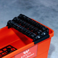 E2017 Reinigungseimer aus hochdichtem Polyethylen mit integriertem Rollensystem und 20 Litern Fassungsvermögen