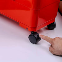 E2017 Reinigungseimer aus hochdichtem Polyethylen mit integriertem Rollensystem und 20 Litern Fassungsvermögen