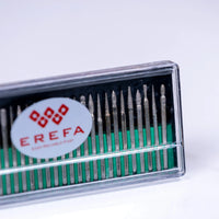 E1033 Diamantbohrer-Set, 30-teilig, mit 3-mm-Schaft für präzises Arbeiten