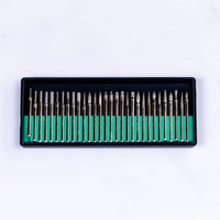 E1033 Diamantbohrer-Set, 30-teilig, mit 3-mm-Schaft für präzises Arbeiten