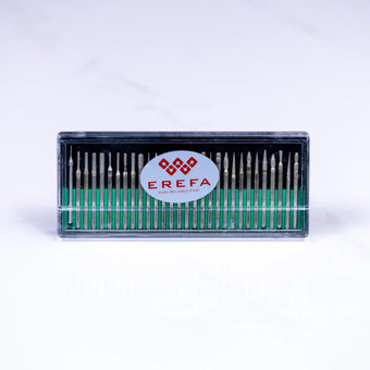 compare product E1033 Diamantbohrer-Set, 30-teilig, mit 3-mm-Schaft für präzises Arbeiten